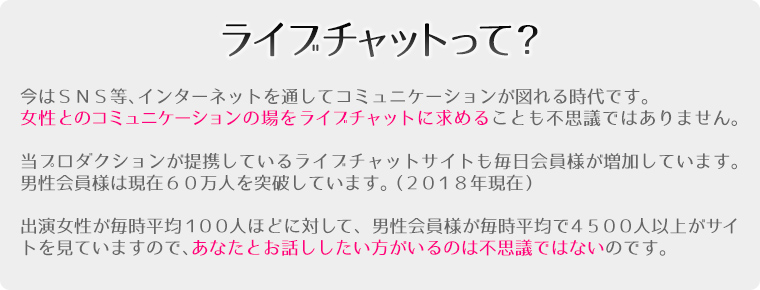 ライブチャットって？